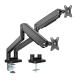 Držák monitoru Brateck LDT60-C024 dvě ramena vedle sebe mechanická pružina Heavy Duty