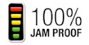 100% Jam Proof - Ochrana před uvíznutím skartovaného papíru.