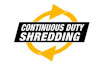 Continuous duty shredding - stroj je dimenzován pro nepřetržitý provoz.