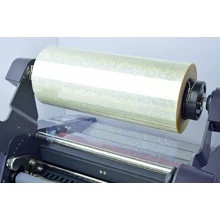 INTEC laminovací film na roli 320 mm x 300 m SPOTOVÝ čirý lesklý 3"