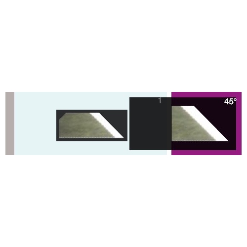 INTEC řezací nůž tangenciální 45° pro FB780T, FB1180T, FB9500 ProT (15 ks)