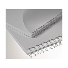 Kovové hřbety Eurosupplies (3/1") 8 mm stříbrné