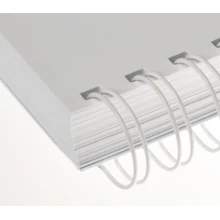 Kovové hřbety RENZ (2/1") 38 bílé