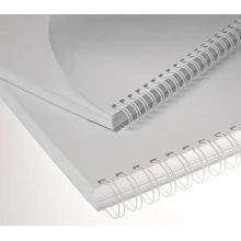 Kovové hřbety RENZ (3/1") 12,7 bílé