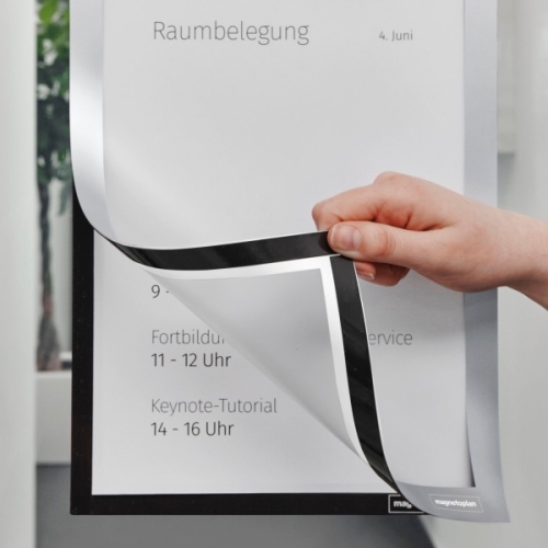 Magnetoplan Magnetofix magnetický rámeček A3 šedý (5ks)