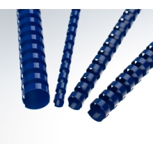Plastové hřbety Eurosupplies 10 modré