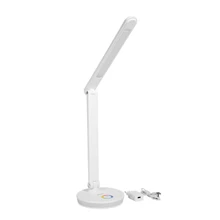 Platinet PDL400RGBW stolní LED lampa 12W stmívatelná, dotykové ovládání, USB port, bílá