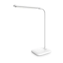 Platinet PDL6728 stolní LED lampa 5W stmívatelná, dotykové ovládání, integrovaná baterie 2400mAh, USB port, bílá