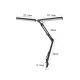 Platinet PDLD20 stolní LED lampa Flexy 20W stmívatelná s klipem, 2 ramena, černá