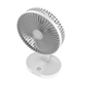 Platinet PRDF0326 stolní ventilátor 19 cm, funkce nočního osvětlení, akumulátor 3000 mAh, bílá-šedá