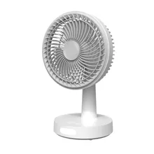 Platinet PRDF0536 stolní ventilátor 16 cm, funkce nočního osvětlení, oscilace, akumulátor 3000 mAh, bílá