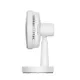 Platinet PRDF0536 stolní ventilátor 16 cm, funkce nočního osvětlení, oscilace, akumulátor 3000 mAh, bílá
