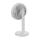 Platinet PRDF0576 stolní ventilátor 12,5 cm, odnímatelná základna, akumulátor 1800 mAh, bílá-šedá