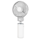 Platinet PRDF6107 kapesní ventilátor 10 cm, funkce powerbanky 4000 mAh, bílá-šedá