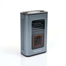 Platinet PTC22 SET 3v1 Powerbanka 4000 mAh, digitální kapesní kompresor 10 BAR, LED svítilna, stříbrná