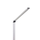 Platinet stolní LED lampa 10W stmívatelná, dotykové ovládání, bezdrátové nabíjení, USB port, stříbrná