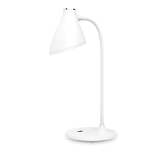 Platinet stolní LED lampa 5W stmívatelná, integrovaná baterie 2400mAh, bílá