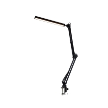 Platinet stolní LED lampa Flexy 10W stmívatelná s klipem, 1 rameno, černá