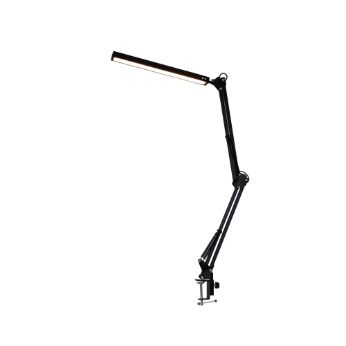 Platinet stolní LED lampa Flexy 10W stmívatelná s klipem, 1 rameno, černá