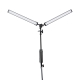 Platinet stolní LED lampa Flexy 20W stmívatelná s klipem, 2 ramena, černá