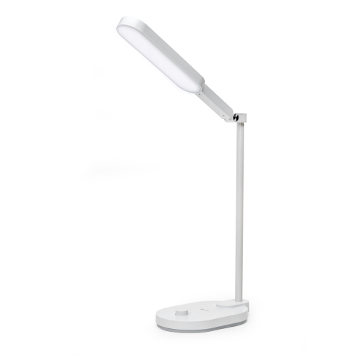 Platinet stolní LED lampa Luna 10W stmívatelná, USB port, bílá