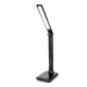 Platinet stolní LED lampa Remus 5W stmívatelná, dotykové ovládání, bezdrátové nabíjení, USB port, černá