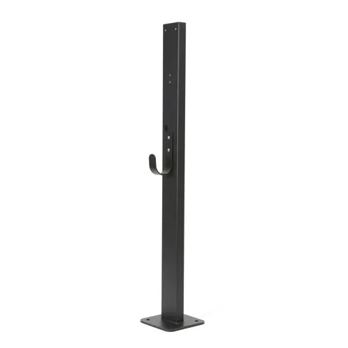 Platinet univerzální stojan PEVSTAND pro Wallboxy, pozink, držák kabelu, 120cm, černá