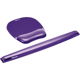 Podložka pod myš a zápěstí Fellowes CRYSTAL gelová fialová