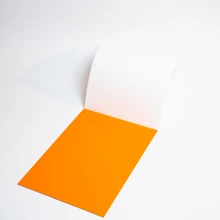 Popisovatelné fólie Symbioflipcharts 500x700 mm oranžové