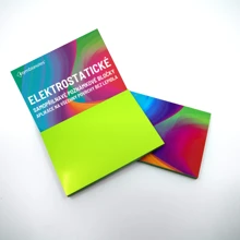 Poznámkové bločky elektrostatické Symbionotes 70x100 mm zelené